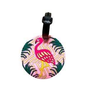 Pink Flamingo Luggage Tag